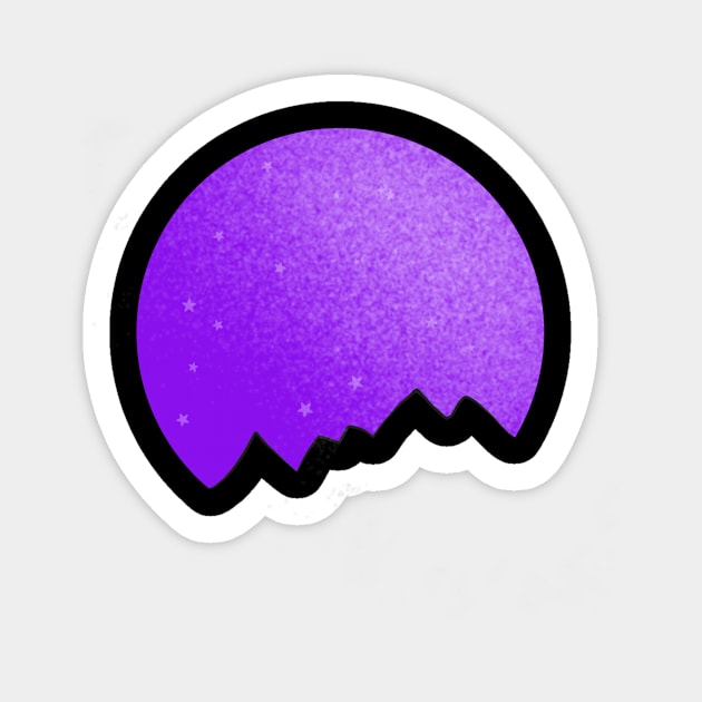 Purple 2 PlanetFall Sticker by CazzyShop